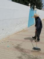 campagne de propreté au tour d'ecole mansouria